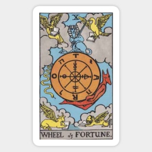 The Wheel of Fortune - Tarot Card Sticker